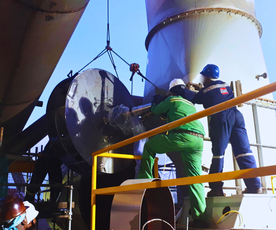 Installation des Ventilateurs Centrifuges