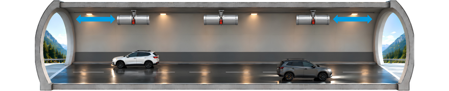 Longitudinal ventilation