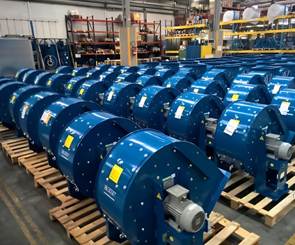 centrifugal fan installation