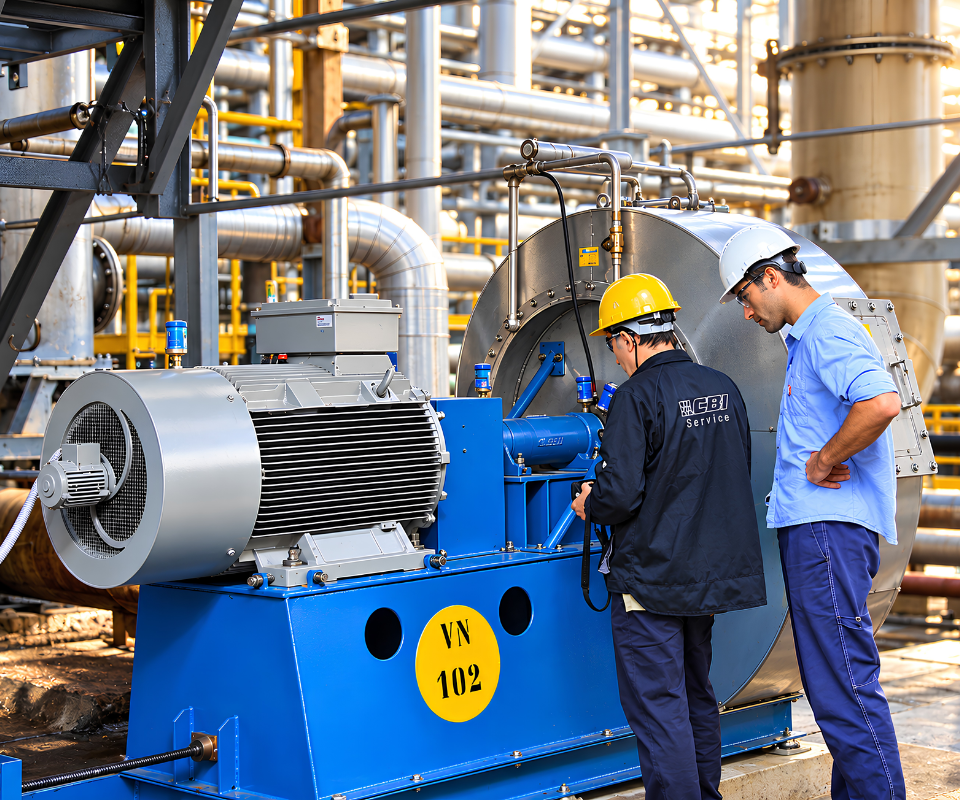 centrifugal fans installation