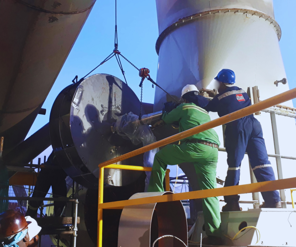 centrifugal fan installation