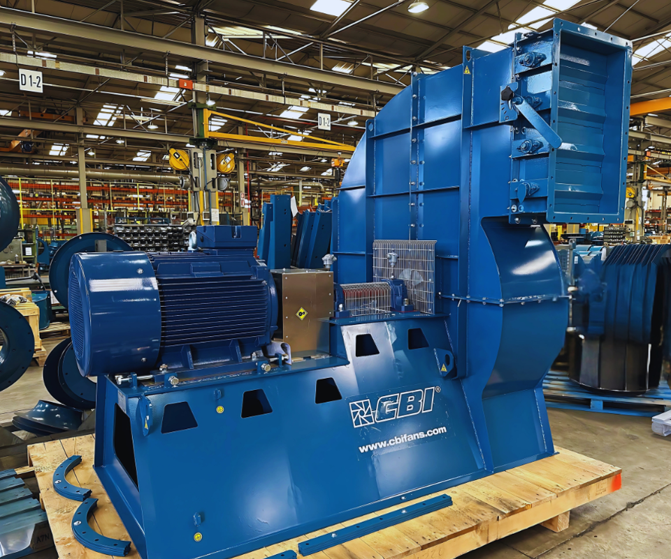 types of fans used in cement plant