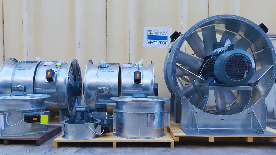 Types of industrial fans: overview and key features
